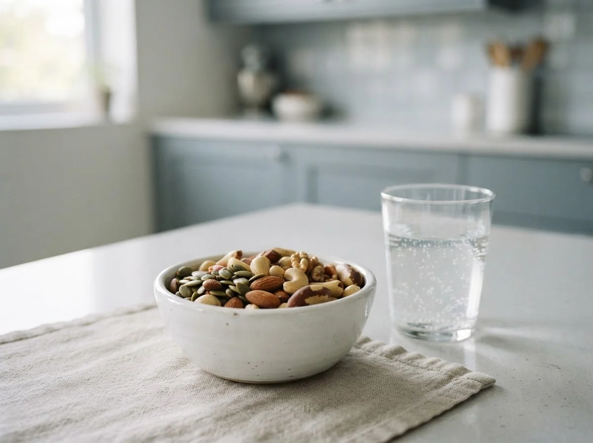 Mineral-rich foods like nuts and seeds